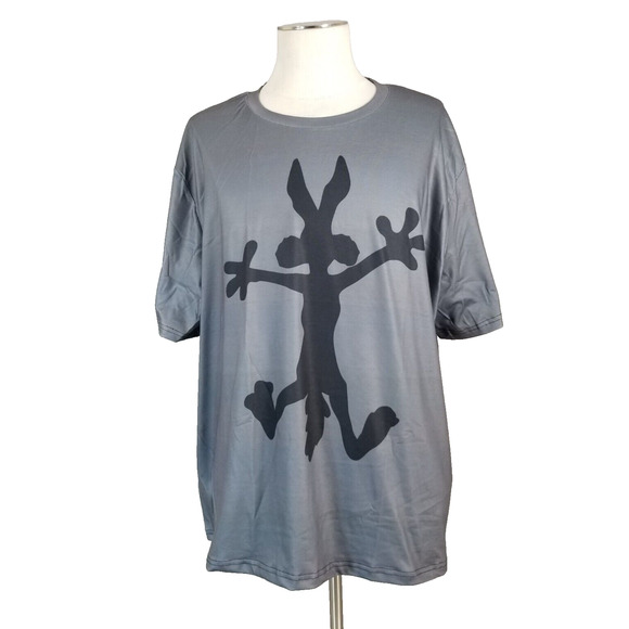 Peachbruh Shirt men's 3XL xxxl gray smash Wile E Coyote Dri-Fit NEW - Picture 1 of 7